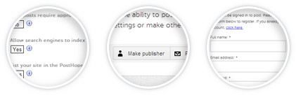 Settings and privacy