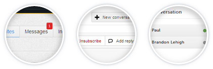 Private messages and chat